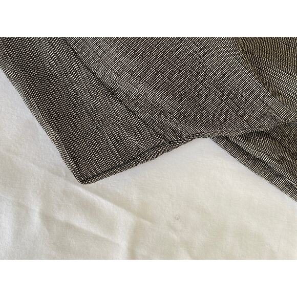 Dressbarn Woman Dress pants sz 18 Houndstooth lightweight black & taupe zip up - Picture 8 of 14